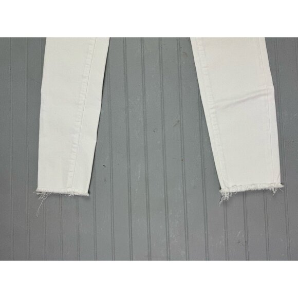 Articles Of Society Size 24 Womens Jeans Low Rise Skinny Raw Hem White S… - Picture 5 of 5